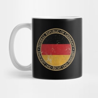 Vintage Federal Republic of Germany Europe European EU Flag Mug